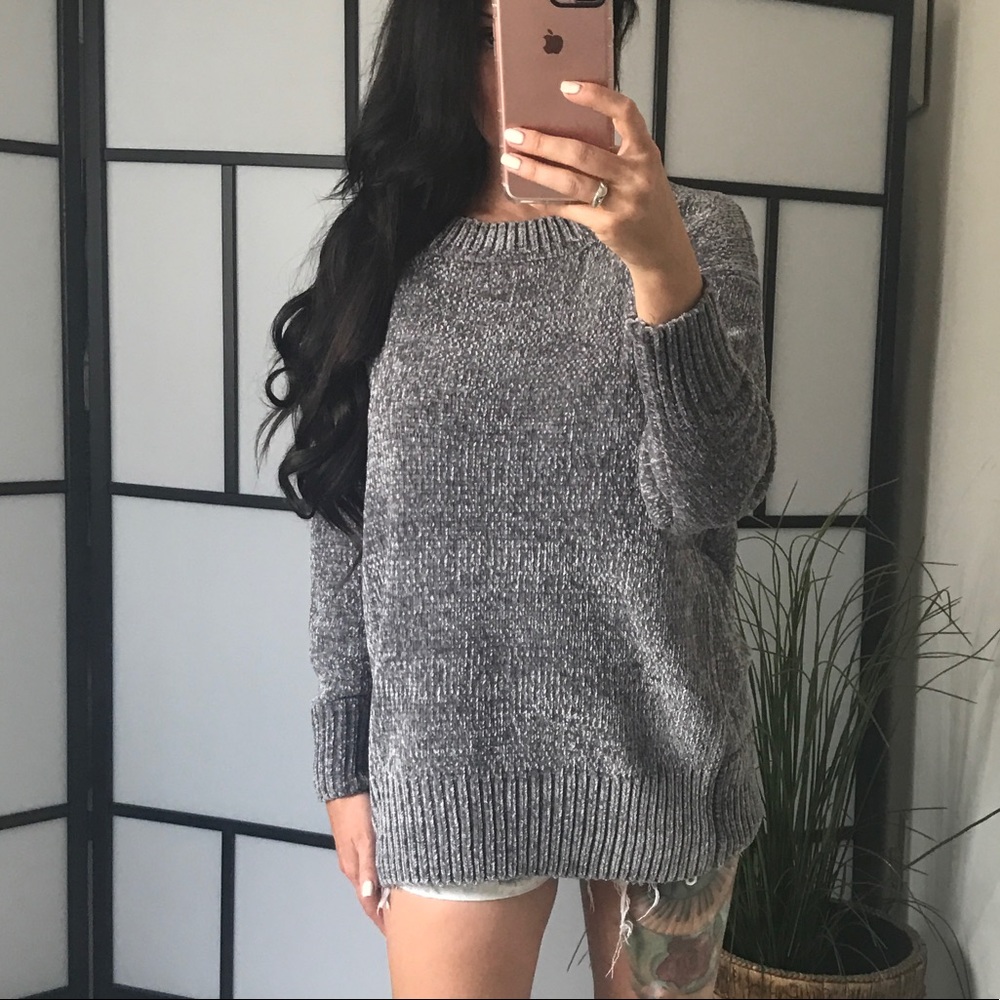 LAST 1️⃣ JOY Chenille Crew Neck Pullover - Picture 3 of 6